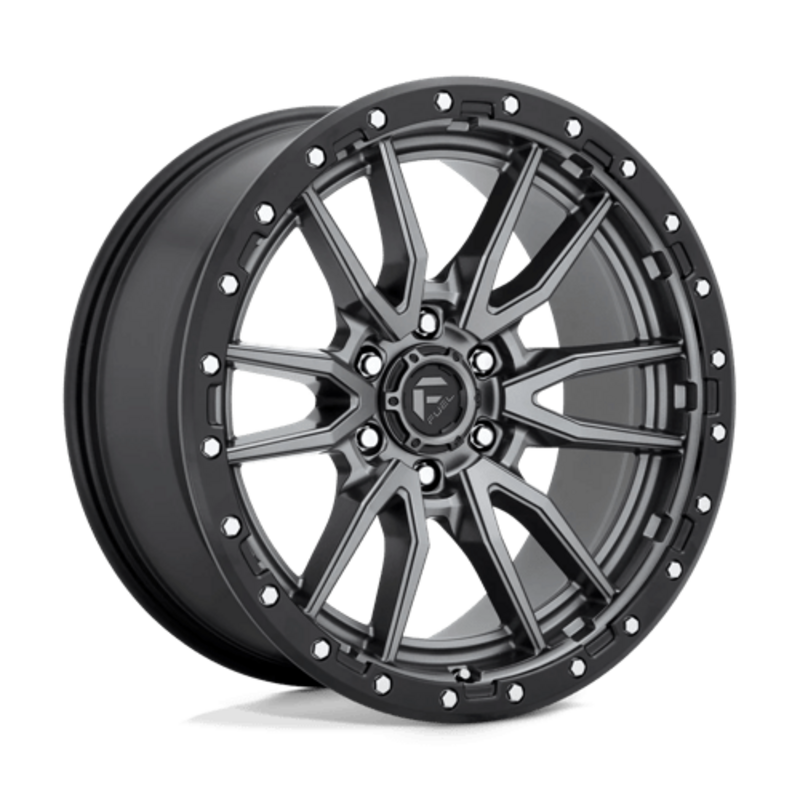 Fuel D680 Rebel 20x9 6x139.7 ET20, Flat Gunmetal, Black Ring