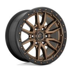 Fuel D681 Rebel 20x10 6x139.7 ET-18, Flat Bronze, Black Ring