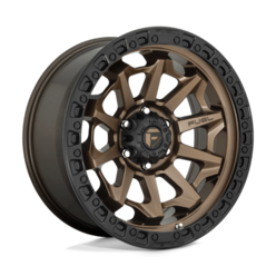 Fuel D696 Covert 16x8 6x139.7 ET01, Flat Bronze, Black Ring