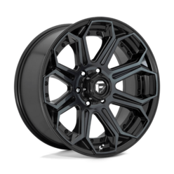 Fuel D704 Siege 20x9 6x139.7 ET01, Gloss Machined Double Dark Tint