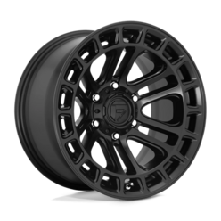 Fuel D718 Heater 17x9 6x139.7 ET-12, Flat Black