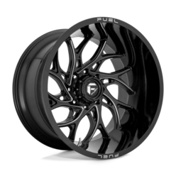 Fuel D741 Runner 22x10 6x139.7 ET-18, Gloss Black Milled