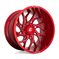 Fuel D742 Runner 22x10 6x139.7 ET-18, Candy Red Milled