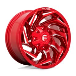 Fuel D754 Reaction 18x9 8x170 ET01, Candy Red Milled