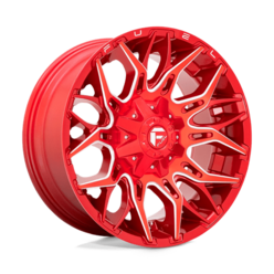 Fuel D771 Twitch 20x9 6x135/139.7 ET01, Candy Red Milled