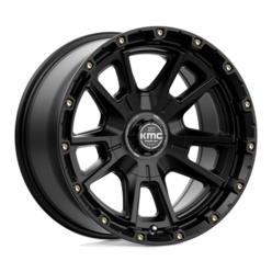 KMC KM100 Sync 17x9 5x127/139.7 ET18, Satin Black