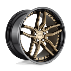 Niche M195 Methos 20x10.5 5x120 ET35, Flat Bronze, Black Ring