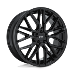 Niche M224 Gamma 24x10 5x130 ET35, Gloss Black