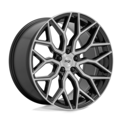 Niche M262 Mazzanti 20x10.5 5x112 ET40, Gloss Black Brushed Face