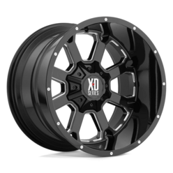 XD XD825 Buck 25 22x10 6x135/139.7 ET-18, Gloss Black Milled