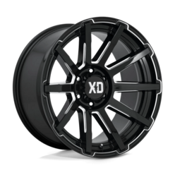 XD XD847 Outbreak 20x9 6x114.3 ET30, Gloss Black Milled