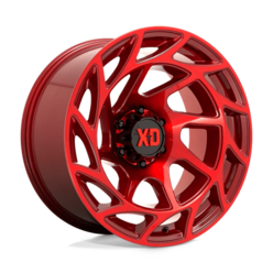 XD XD860 Onslaught 20x10 6x139.7 ET-18, Candy Red