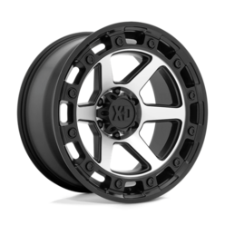 XD XD862 Raid 17x9 5x127 ET00, Satin Black, Machined Spokes