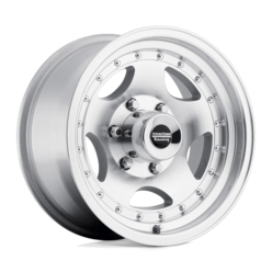 American Racing AR23 15x10" 5x127 ET-44, Machined Silver