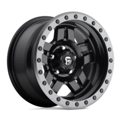 Fuel D557 Anza 15x8" 5x114.3 ET-18, Matte Black, Gunmetal Ring