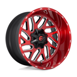 Fuel D691 Triton 20x10" 5x114.3/127 ET-18, Candy Red Milled