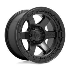 Fuel D750 Block 17x9" 6x139.7 ET-12, Flat Black