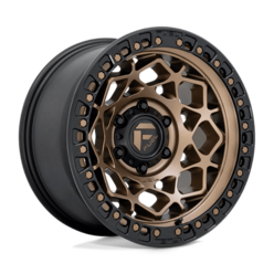 Fuel D785 Unit 17x9" 5x127 ET-12, Bronze, Flat Black Ring