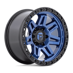 Fuel D813 Syndicate 17x9" 5x127 ET-12, Dark Blue, Black Ring