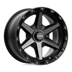 KMC KM101 Tempo 20x9" 6x135/139.7 ET00, Satin Black, Gray Tint