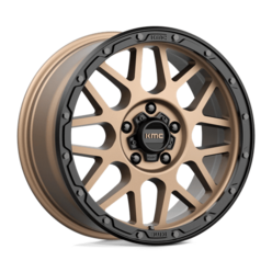 KMC KM535 Grenade Off-Road 18x8.5" 5x127 ET35, Flat Bronze, Black Lip