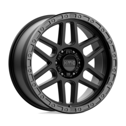 KMC KM544 Mesa 20x9" 6x114.3 ET18, Satin Black, Gloss Lip