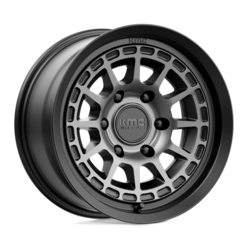 KMC KM719 Canyon 17x8.5" 5x127 ET00, Satin Black, Gray Tint