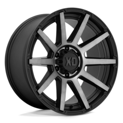 XD XD847 Outbreak 20x10" 6x139.7 ET-18, Satin Black, Gray Tint