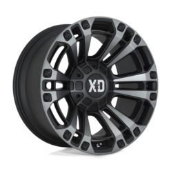 XD XD851 Monster 3 20x9" 6x135/139.7 ET00, Satin Black, Gray Tint