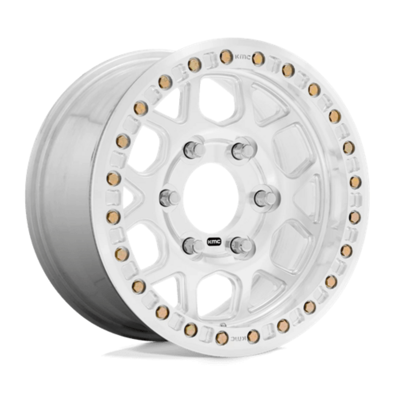 KMC KM444 Mesa Forged Beadlock 17x9" 8x165.1 ET-12, Raw Machined