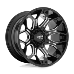 Moto Metal MO808 Sniper 20x10" 6x135/139.7 ET-18, Gloss Black Milled