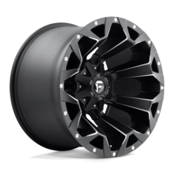 Fuel D546 Assault 20x12" 6x135/139.7 ET-43, Flat Black, Gloss Lip