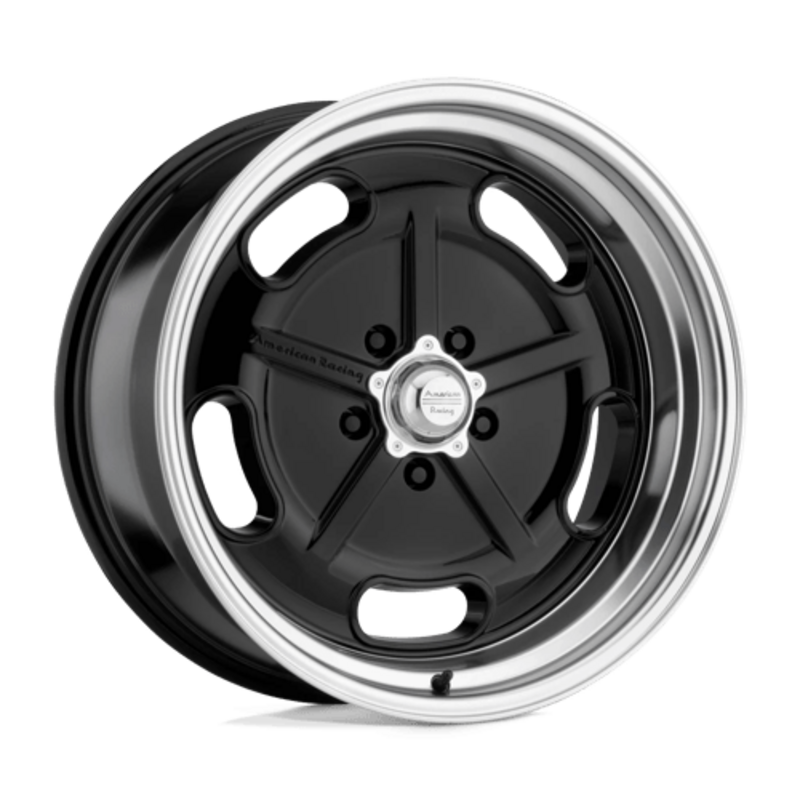 American Racing Vintage VN511 Salt Flat 20x8" 5x127 ET00, Gloss Black, Diamond Cut Lip
