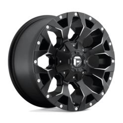 Fuel D546 Assault 17x8.5" 6x135/139.7 ET25, Flat Black, Gloss Lip