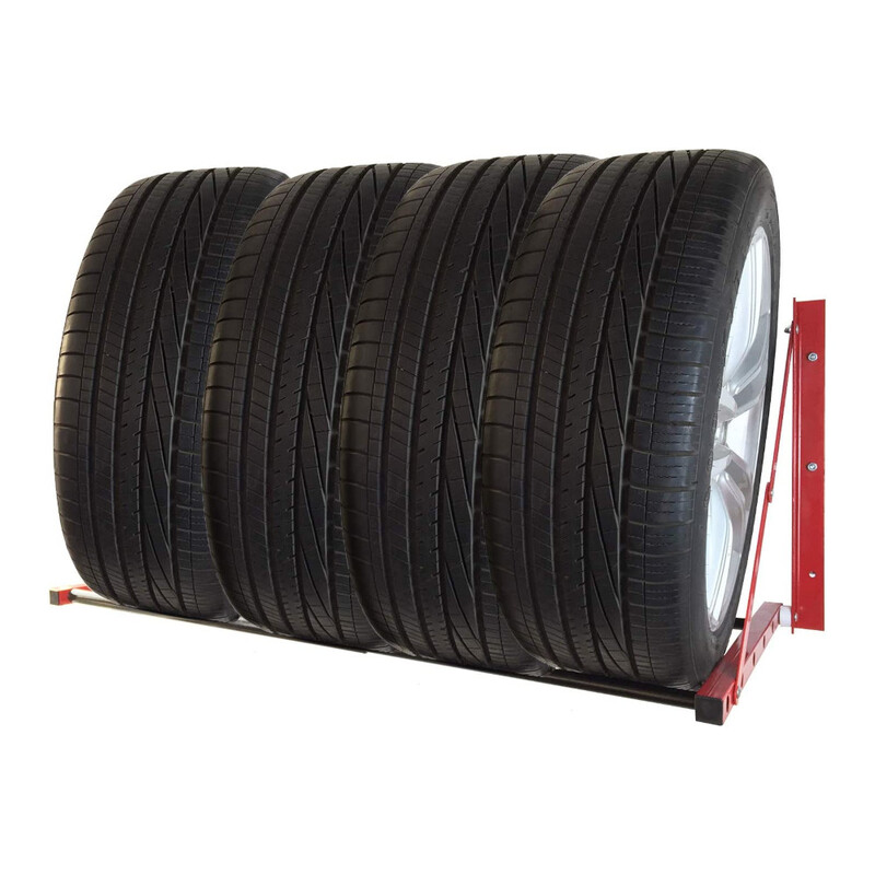 Wall-Mounted Tyre Rack