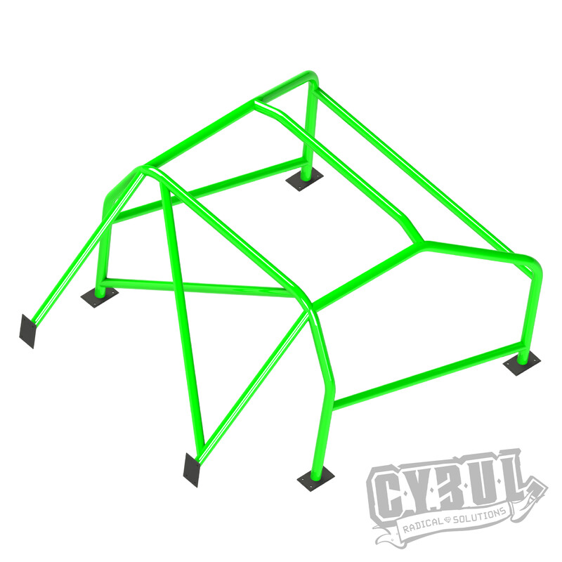 Cybul Multipoint Weld-In Roll Cage V1 for Nissan 200SX S13