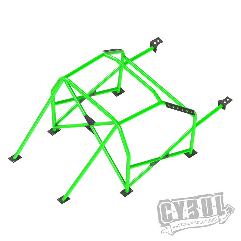 Cybul Multipoint Weld-In Roll Cage V2 for BMW E30 Sedan