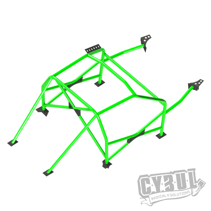 Cybul Multipoint Weld-In Roll Cage V2 for BMW E36 Sedan