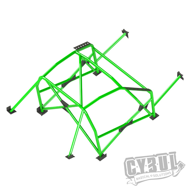 Cybul Multipoint Weld-In Roll Cage V2 for BMW F22 Coupe