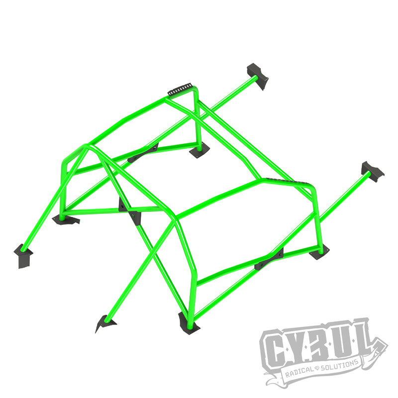 Cybul Multipoint Weld-In Roll Cage V2 for Lexus IS XE20