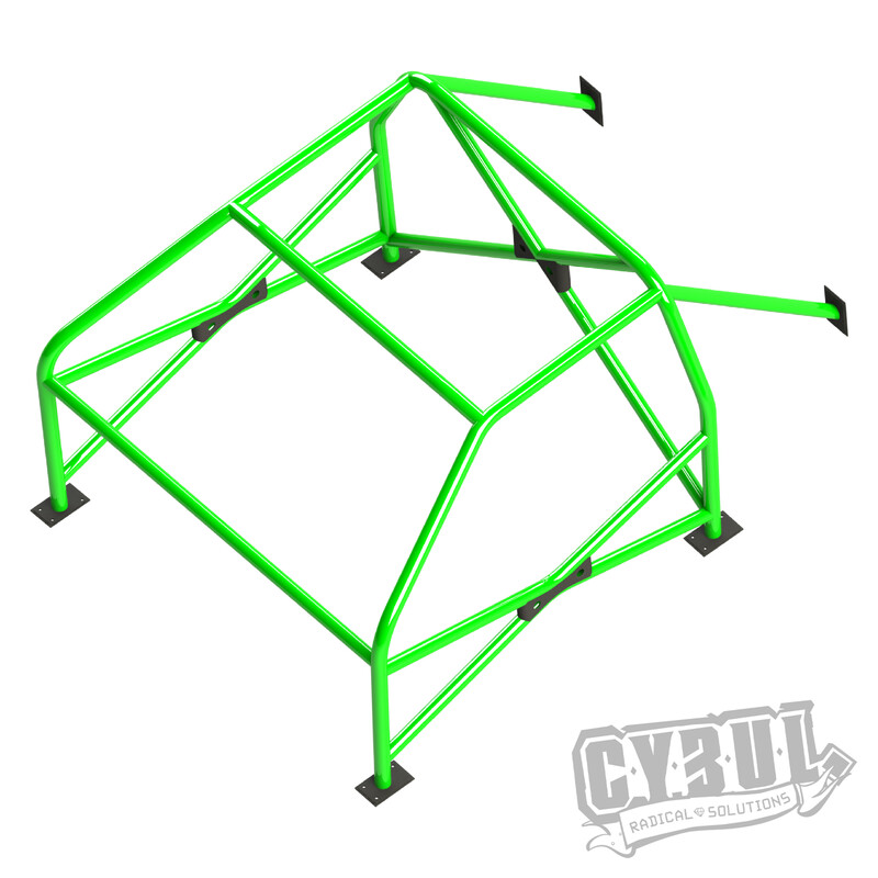 Cybul Multipoint Weld-In Roll Cage V2 for Nissan 200SX S13