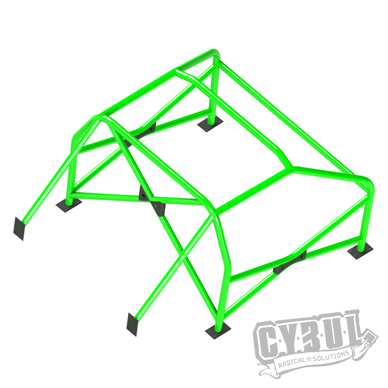 Cybul Multipoint Weld-In Roll Cage V2 for Nissan 200SX S13