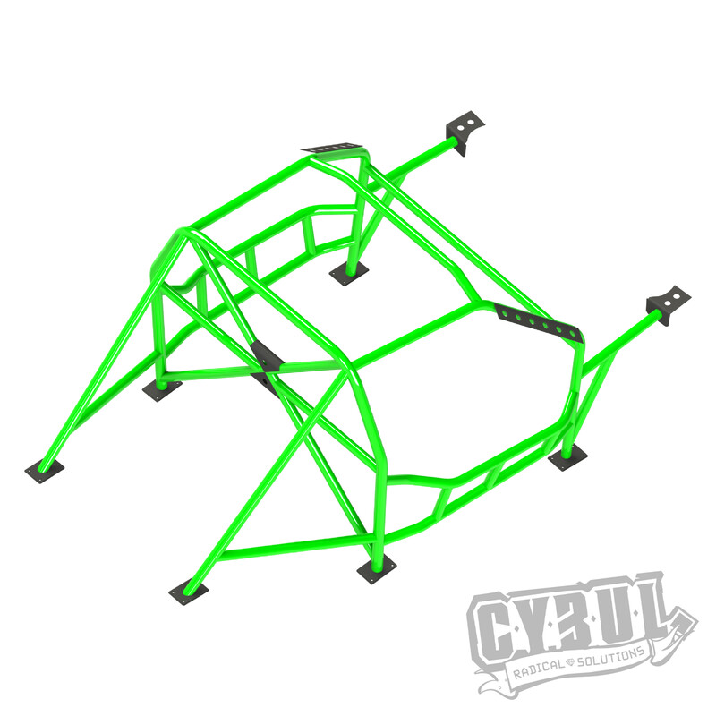 Cybul Multipoint Weld-In Roll Cage V3 Nascar for BMW E30 Coupe