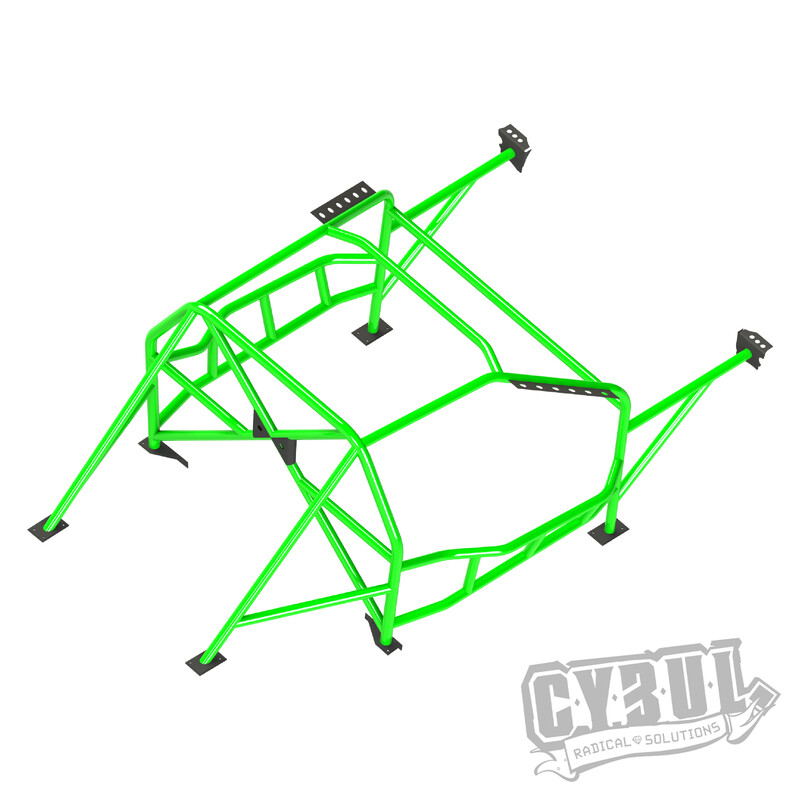 Cybul Multipoint Weld-In Roll Cage V3 Nascar for BMW E46 Compact