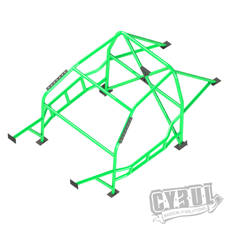 Cybul Multipoint Weld-In Roll Cage V3 Nascar for BMW E82 Coupe