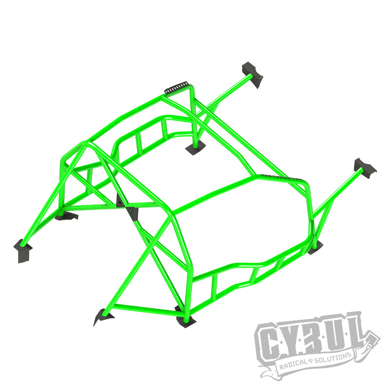 Cybul Multipoint Weld-In Roll Cage V3 Nascar for Lexus IS XE20