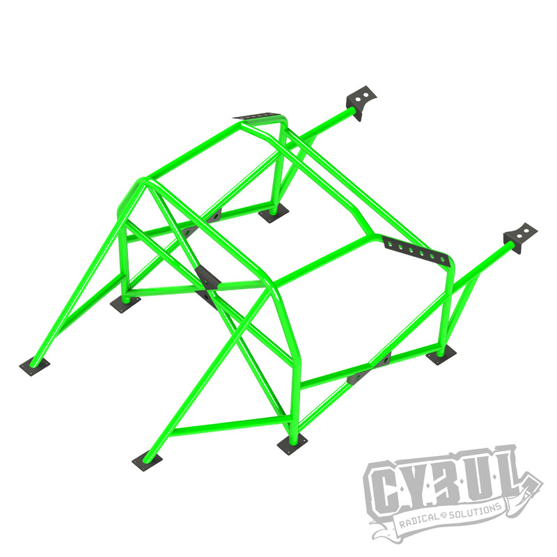 Cybul Multipoint Weld-In Roll Cage V3 for BMW E30 Sedan