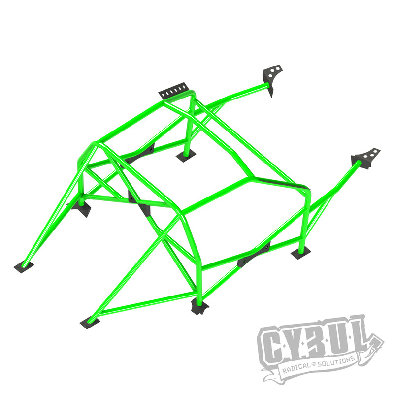 Cybul Multipoint Weld-In Roll Cage V3 for BMW E36 Coupe