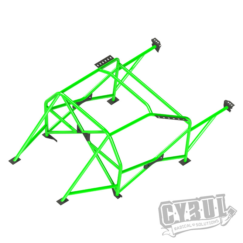 Cybul Multipoint Weld-In Roll Cage V3 for BMW E46 Sedan