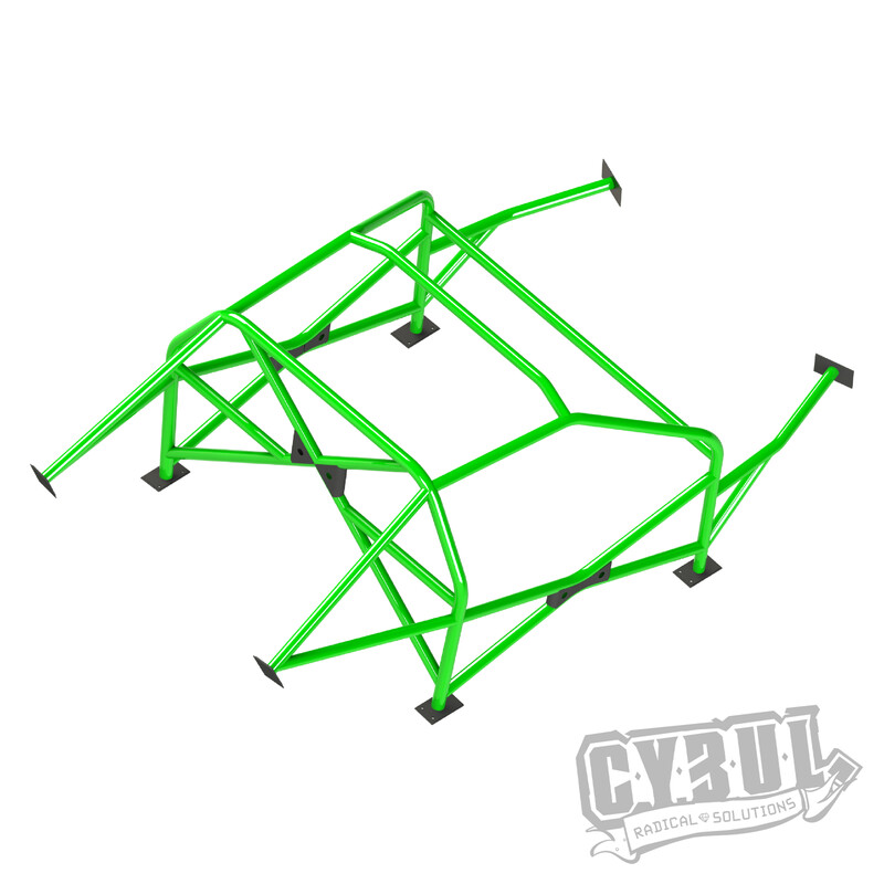 Cybul Multipoint Weld-In Roll Cage V3 for Nissan 200SX S14